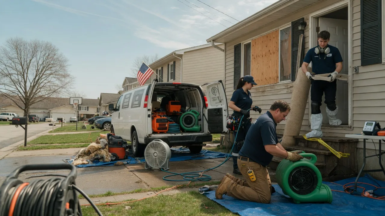 Water Damage Restoration in New Town, ND near me